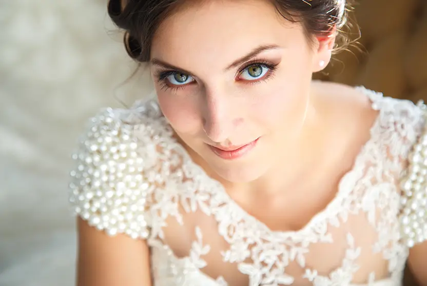Coiffure de mariée à domicile pour mariage